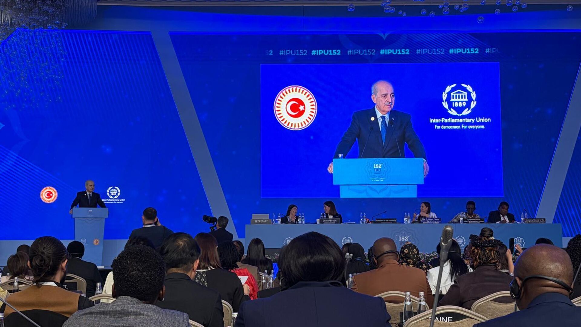 TBMM Başkanı Kurtulmuş: En ağır faturayı Gazzeli kadınlar ve çocuklar ödemekte