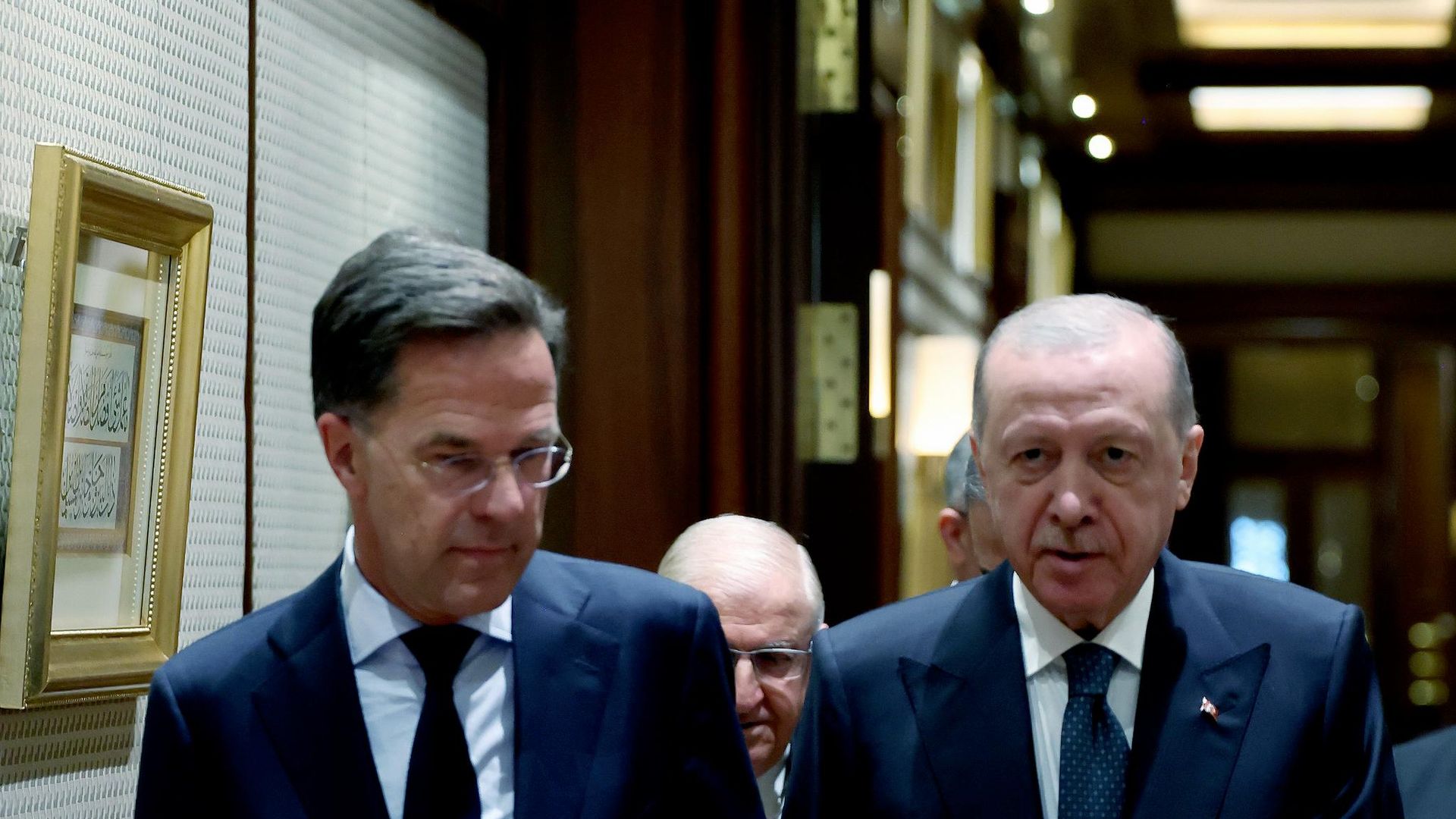 Erdoğan, NATO Genel Sekreteri Rutte'yi kabul etti