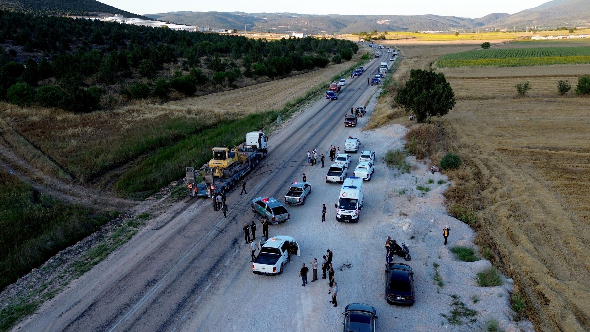 Bilecik'teki orman yangınıyla ilgili biçerdöver operatörü hakkında soruşturma başlatıldı