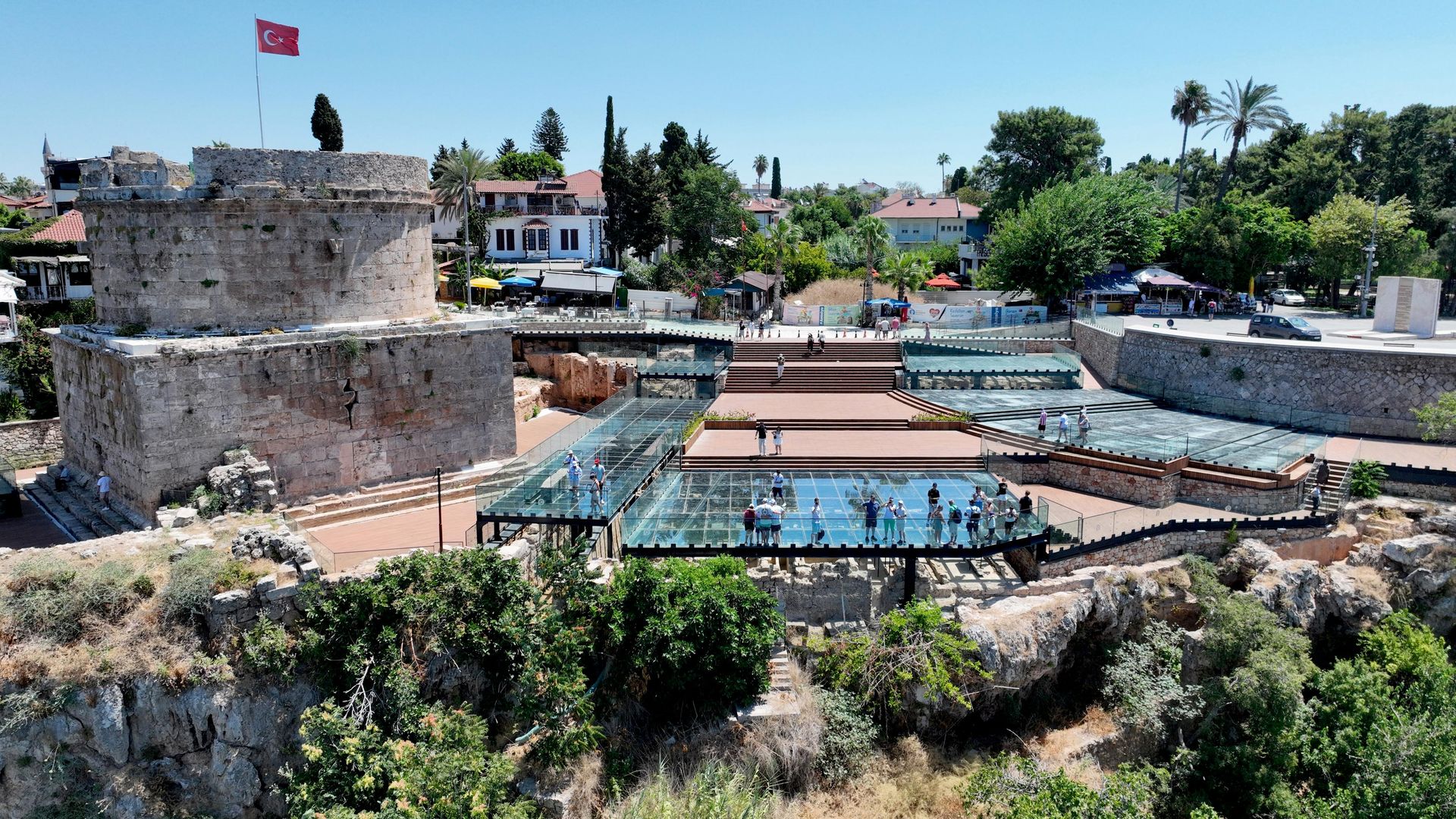 Antalya'da 2 bin yıllık Hıdırlık Kulesi ziyarete açıldı