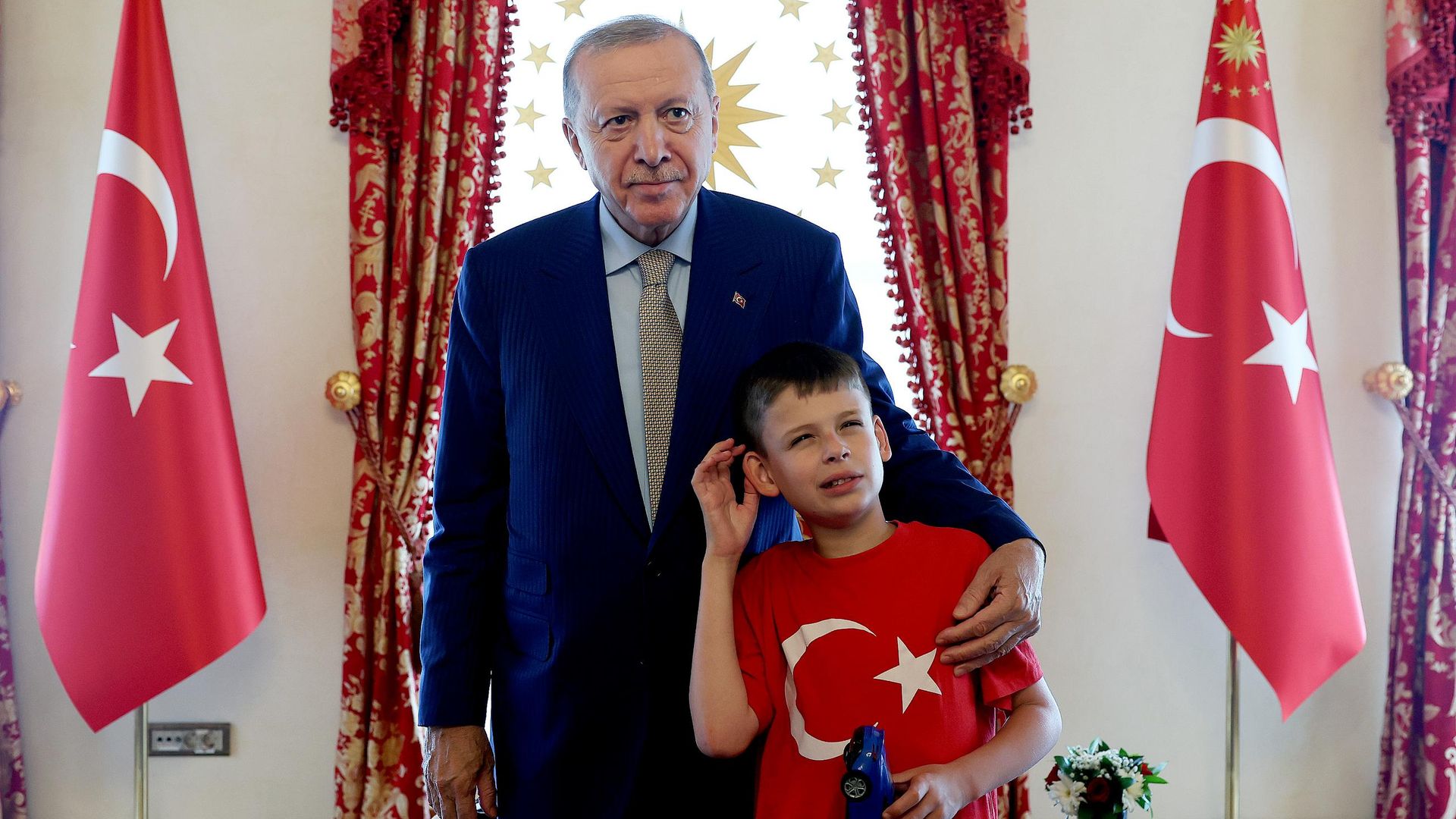 Cumhurbaşkanı Erdoğan, Joshua Harris'i kabul etti