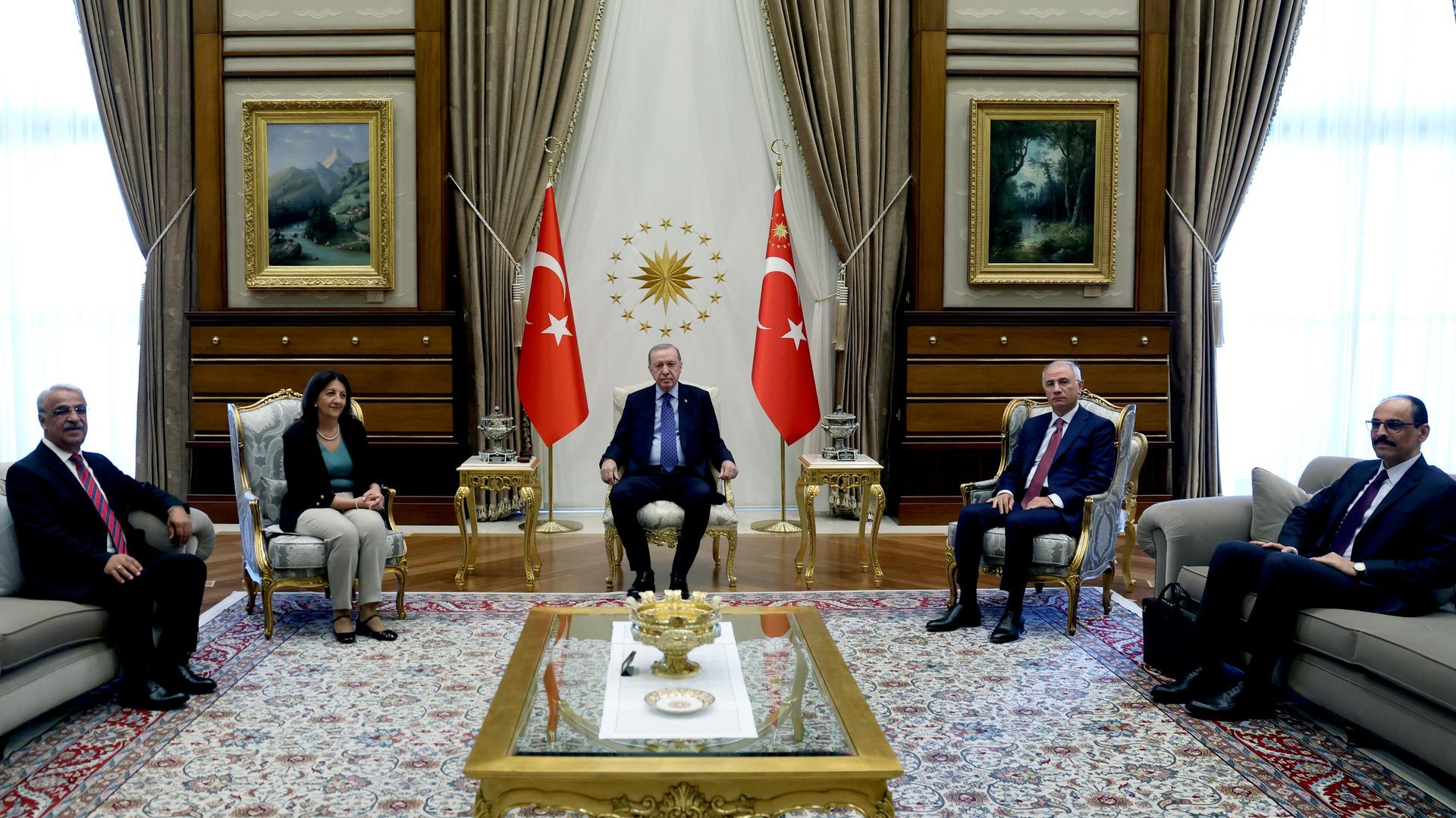 Cumhurbaşkanı Erdoğan, DEM Parti Heyeti'yle görüştü