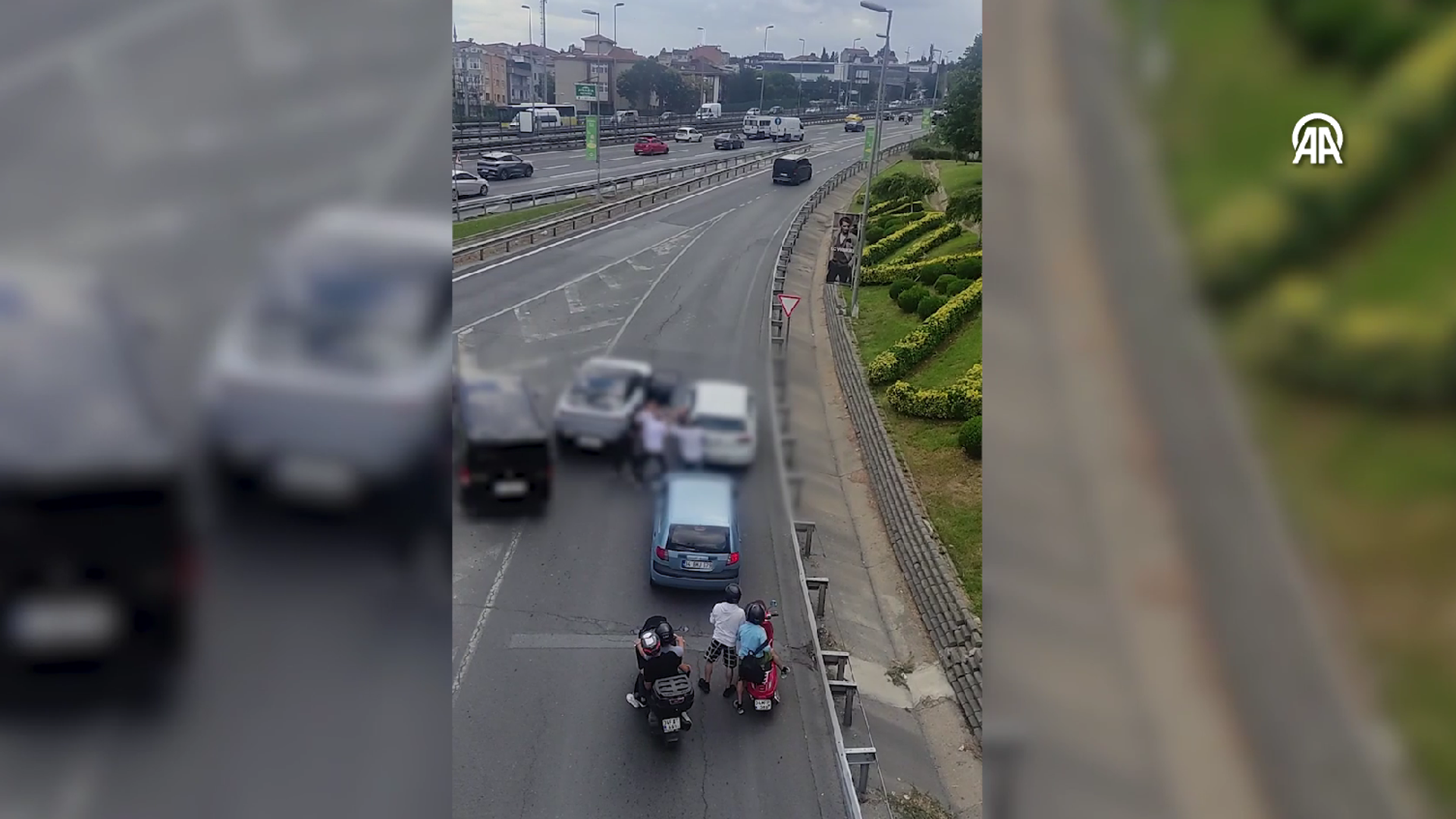 Trafikte kavga eden 3 sürücüye toplam 540 bin lira para cezası