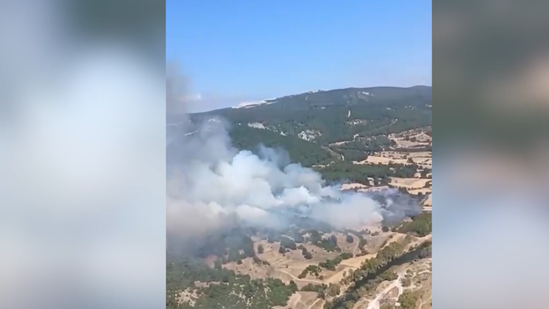 Balıkesir’de orman yangını: Ekiplerin havadan ve karadan müdahalesi sürüyor