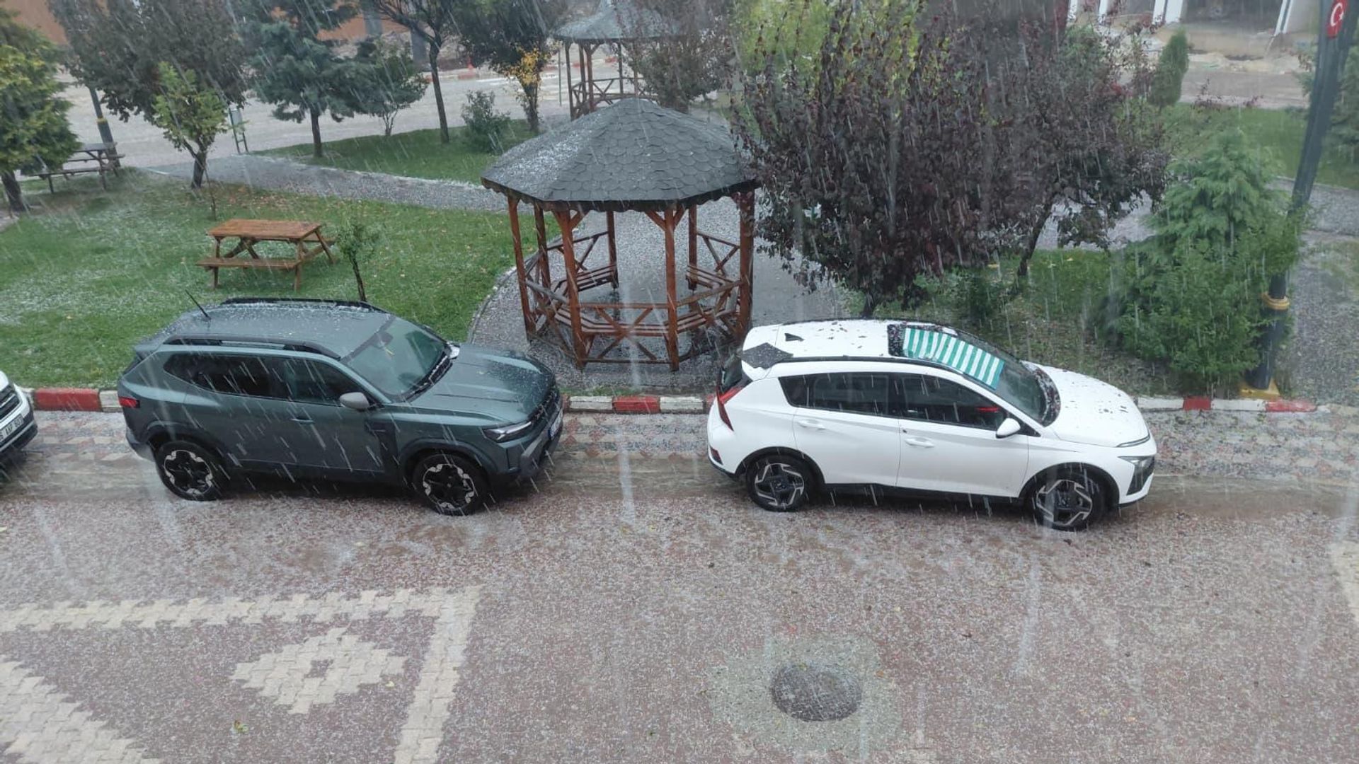 Tokat'ta dolu etkili oldu